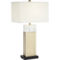 Pacific Coast Parma Faux Marble and Gold Finish Table Lamp - Image 1 of 8