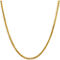 Inox Stainless Steel 18K Gold IP Wheat Chain Necklace - Image 1 of 2
