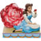 Jim Shore Disney Traditions Belle Clear Resin Rose - Image 1 of 3
