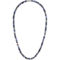 Bulova Marine Star Beaded Silvertone Necklace 22 in. - Image 1 of 3