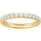 From the Heart 14K Yellow Gold 1/2 CTW Lab Grown Diamond Half Eternity Ring - Image 1 of 2