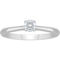 From the Heart 14K White Gold 1/4 ct. Lab Grown Round Diamond Solitaire Ring Size 9 - Image 1 of 2