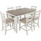 Signature Design by Ashley Skempton Counter Dining Set: Table, 6 Barstools - Image 1 of 4