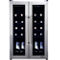 Newair French Door Freestanding 24 Bottle Wine Cooler Refrigerator - Image 1 of 8