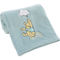 Disney Winnie the Pooh Hello Sunshine Aqua Super Soft Baby Blanket - Image 1 of 4