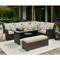 Signature Design by Ashley Brook Ranch 2 pc. Outdoor Set: Sofa Sectional, Table - Image 1 of 3