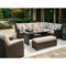 Signature Design by Ashley Brook Ranch 3 pc. Outdoor Sectional Set - Image 1 of 5