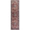 L'Baiet Angeline Red Distressed Washable 2 ft. x 6 ft. Runner Rug - Image 1 of 2