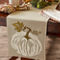 Design Imports 14 x 70 in. White Pumpkin Embroidered Table Runner - Image 6 of 7