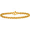 24K Pure Gold 5.2mm Solid Wheat Chain 8 in. Bracelet - Image 1 of 5