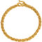 24K Pure Gold 5.2mm Solid Wheat Chain 8 in. Bracelet - Image 2 of 5
