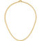 24K Pure Gold 24K Yellow Gold Solid Square 3mm Barrel Link 18 in. Chain - Image 3 of 5