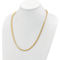 24K Pure Gold 24K Yellow Gold Solid Square 3mm Barrel Link 18 in. Chain - Image 4 of 5