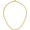 24K Pure Gold 24K Yellow Gold 3.2mm Solid Medium Round Barrel Link 18 in. Chain - Image 3 of 5