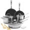 GreenPan Chatham 12 pc. Stainless Cookware Set - Image 1 of 10