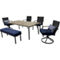 Home Creations Inc. Peyton 6 pc. Wicker Dining Set - Image 1 of 2