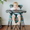 Baby Delight Go With Me Uplift Deluxe Portable High Chair, Teal/Gray - Image 3 of 3