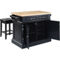 Crosley Furniture Oxford Kitchen Island with Square Seat Stools - Image 2 of 6