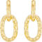 14K Gold 36mm Diamond Cut Link Multiway Drop Earrings - Image 2 of 6