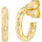 14K Gold 36mm Diamond Cut Link Multiway Drop Earrings - Image 3 of 6