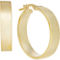 14K Yellow Gold 15 x 15 x 5mm Rectangular Tube Round Polished Huggie Hoop Earrings - Image 2 of 2