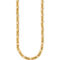 24K Pure Gold 24K Yellow Gold Solid 20 in. Figaro Chain - Image 2 of 5