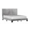 Hillsdale Furniture Crestone Upholstered Platform Bed, Silver/Gray - Image 1 of 3