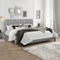 Hillsdale Furniture Crestone Upholstered Platform Bed, Silver/Gray - Image 2 of 3