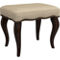 Hillsdale Furniture Hamilton Wood Upholstered Backless Vanity Stool - Image 1 of 2