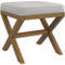 Hillsdale Furniture Somerset Backless Wood Vanity Stool - Image 1 of 2