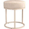 Hillsdale Furniture Swanson Backless Metal Upholstered Vanity Stool - Image 1 of 2