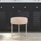 Hillsdale Furniture Swanson Backless Metal Upholstered Vanity Stool - Image 2 of 2