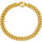 24K Pure Gold 7.2mm Solid Curb Chain 8 in. Bracelet - Image 1 of 5
