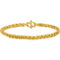 24K Pure Gold 4.4mm Solid Double Interlocking Curb Chain 8 in. Bracelet - Image 2 of 5