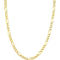 14K Yellow Gold 5.8MM Solid Concave Light Figaro Necklace 22 in. - Image 1 of 4