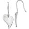 White Ice Sterling Silver Diamond Accent Heart Dangle Earrings - Image 1 of 3