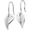 White Ice Sterling Silver Diamond Accent Heart Dangle Earrings - Image 2 of 3