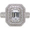 Ray of Brilliance 14K White Gold 2 CTW IGI Certified Lab Grown Diamond Ring Size 7 - Image 1 of 2
