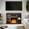 Ameriwood Home Alwick Mantel with Electric Fireplace, Espresso - Image 4 of 6