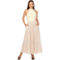 White Mark Pleated Tiered Maxi Skirt - Image 4 of 5