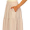 White Mark Pleated Tiered Maxi Skirt - Image 5 of 5
