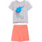 Buzz Cuts Little Boys Graphic Tee and Shorts 2 pc. Set - Image 1 of 2