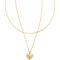 Kendra Scott Penny Ivory Mother of Pearl Goldtone Heart Multi Strand Necklace - Image 1 of 3