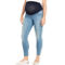 Old Navy Maternity Full-Panel Wow Light Wash Skinny Jeans - Image 1 of 4