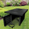 Sunbeam Serenity Onyx Black Aluminum Fire Table - Image 4 of 6