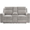 Signature Design by Ashley Barnsana Power Reclining Loveseat with Console - Image 1 of 6