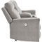 Signature Design by Ashley Barnsana Power Reclining Loveseat with Console - Image 3 of 6