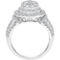 American Rose 10K White Gold 2 CTW Diamond Ring Size 7 - Image 4 of 4