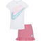 Nike Little Girls Tee and Skort 2 pc. Set - Image 1 of 6