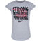 3BRAND by Russell Wilson Girls Strong Determined Powerful Tee - Image 1 of 4